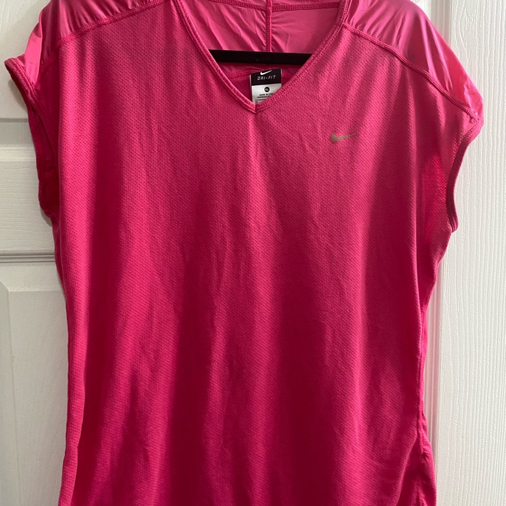 Nike Women's Pink Dri-Fit Athletic Top